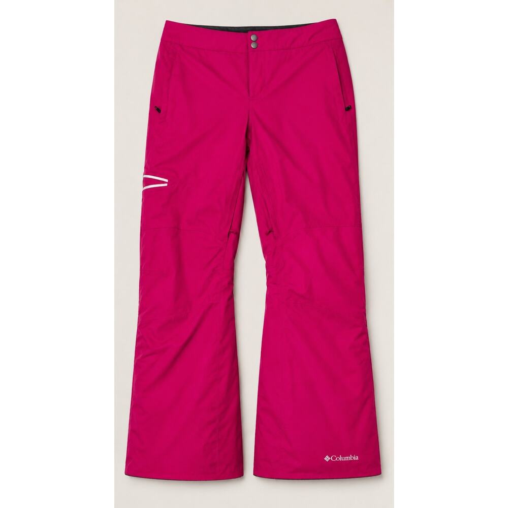Columbia Omni-Heat Pink Snow Pants M Regular Insulated Bootcut Lined